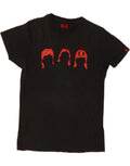 LEVI'S Mens Graphic T-Shirt Top Medium Black Cotton AO02