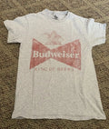 Budweiser Mens Small Grey SS Tee 2016