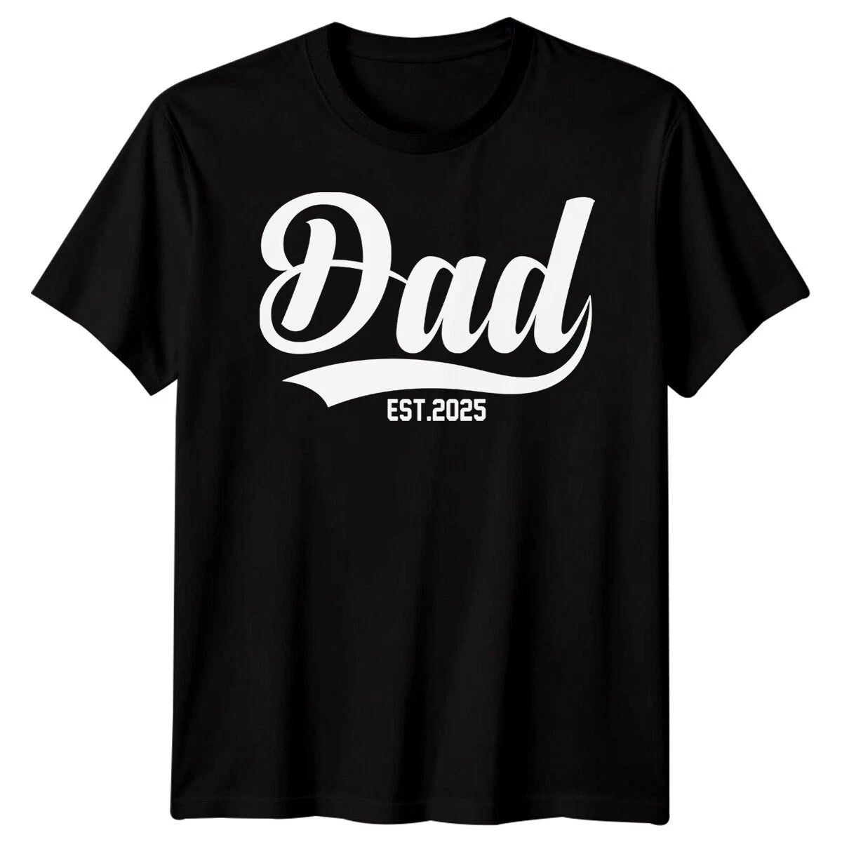 Personalised Mens Dad Est Funny Fathers Day T-Shirt Tee Best Daddy Ever Papa1#FD