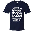 I Survived The Sooper Dooper Looper Fun Ping Pong Summer Movie T Shirt