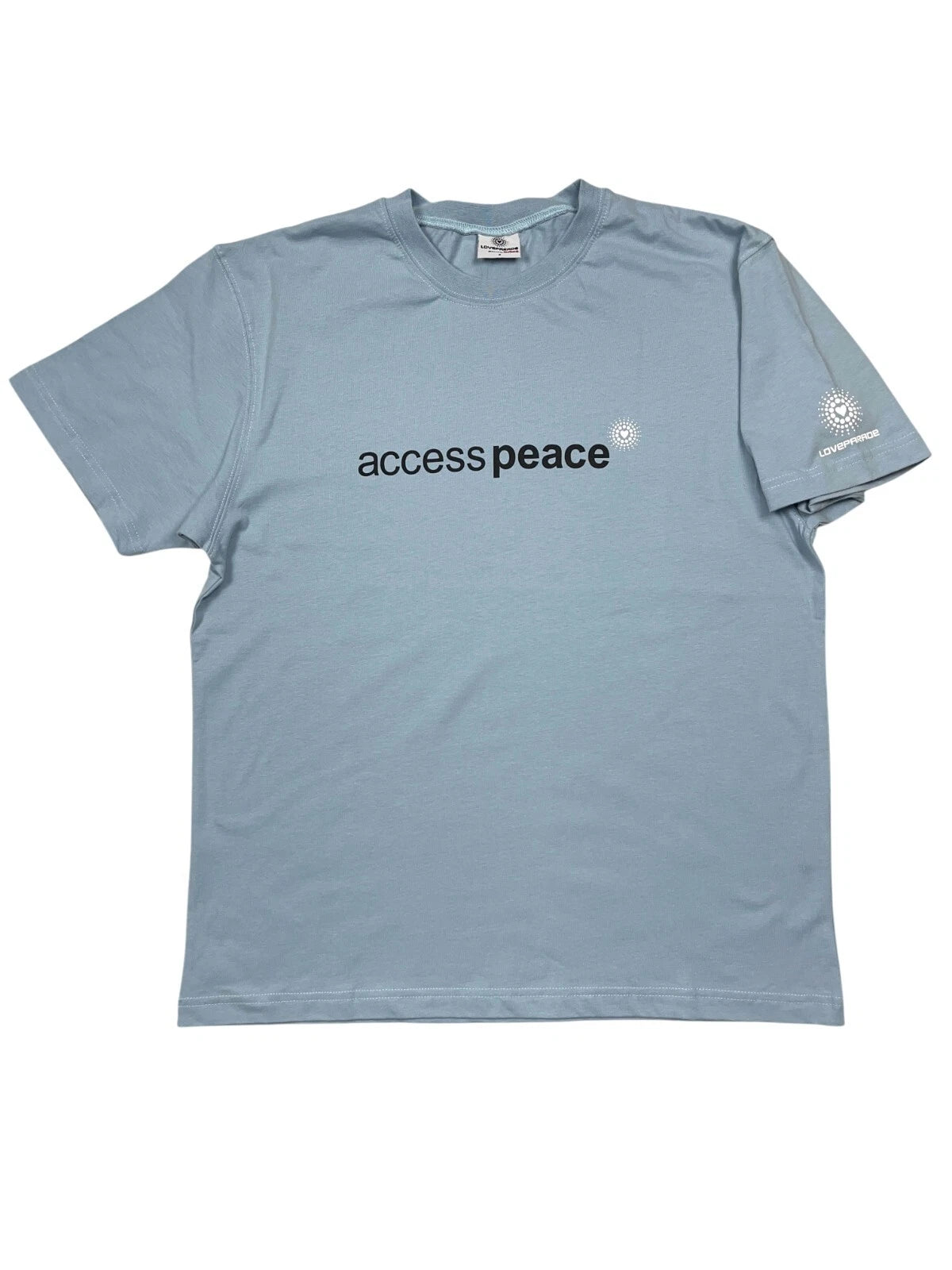 Vintage 2002 Love Parade Access Peace Berlin Techno Rave T-shirt Size L