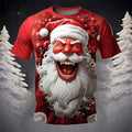 Christmas Men's Santa Claus 3D T-shirts Graphic Santa HS211