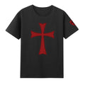 Deus Vult Knights Templar Red Cross Crusader Jesus T-Shirt