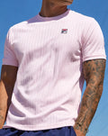Fila Vintage Easton Ribbed T Shirt Soft Pink
