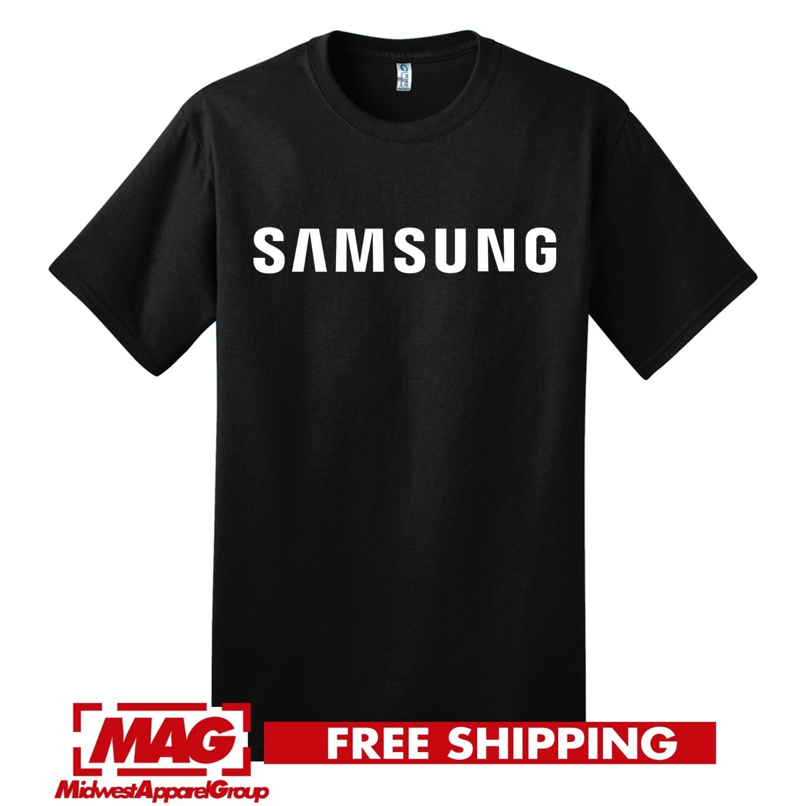 SAMSUNG BLACK T-SHIRT Tech Galaxy Cool Android Shirt Tee Electronics Tv Phone