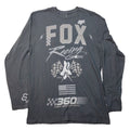 Fox Racing Long Sleeve 360 DBL Sided T Shirt Men’s M Motocross Hellfire Grunge