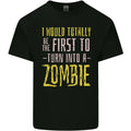 Zombie Apocalypse Funny Halloween Quote Mens Cotton T-Shirt Tee Top