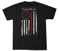 Howitzer Style Men's T-Shirt Defending The Line Military Grunt MFG