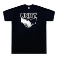 Vintage 80s 90s Unity T-Shirt Streetwear End Racism Graphic Black White