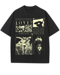 Brutalism Love Abstract Art Graphic Aesthetic Vintage Style T-shirt