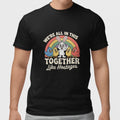 We’re All In This Together Like Hostages Funny Graphic T Shirt Humor Tee