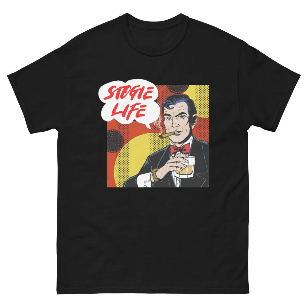 Stogie Life Pop Art Comic Men's heavyweight tee