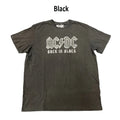 AC/DC Men's Back in Black Crewneck Short Sleeve Graphic Rock Band Tee
