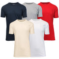 Men’s Modern Fit Crew Neck T-Shirt Soft Breathable Cotton-Poly Blend Casual Tee