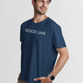 GOOD LIAR UnisexTshirt-Simple Minimal Printed One Liner
