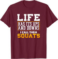 Funny Fitness Gym Workout Weights Squat Cool Lover Unisex T-Shirt