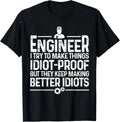 Funny Engineer Gift for Men Women Cool Engineering Mechanic Gift Unisex T-Shirt
