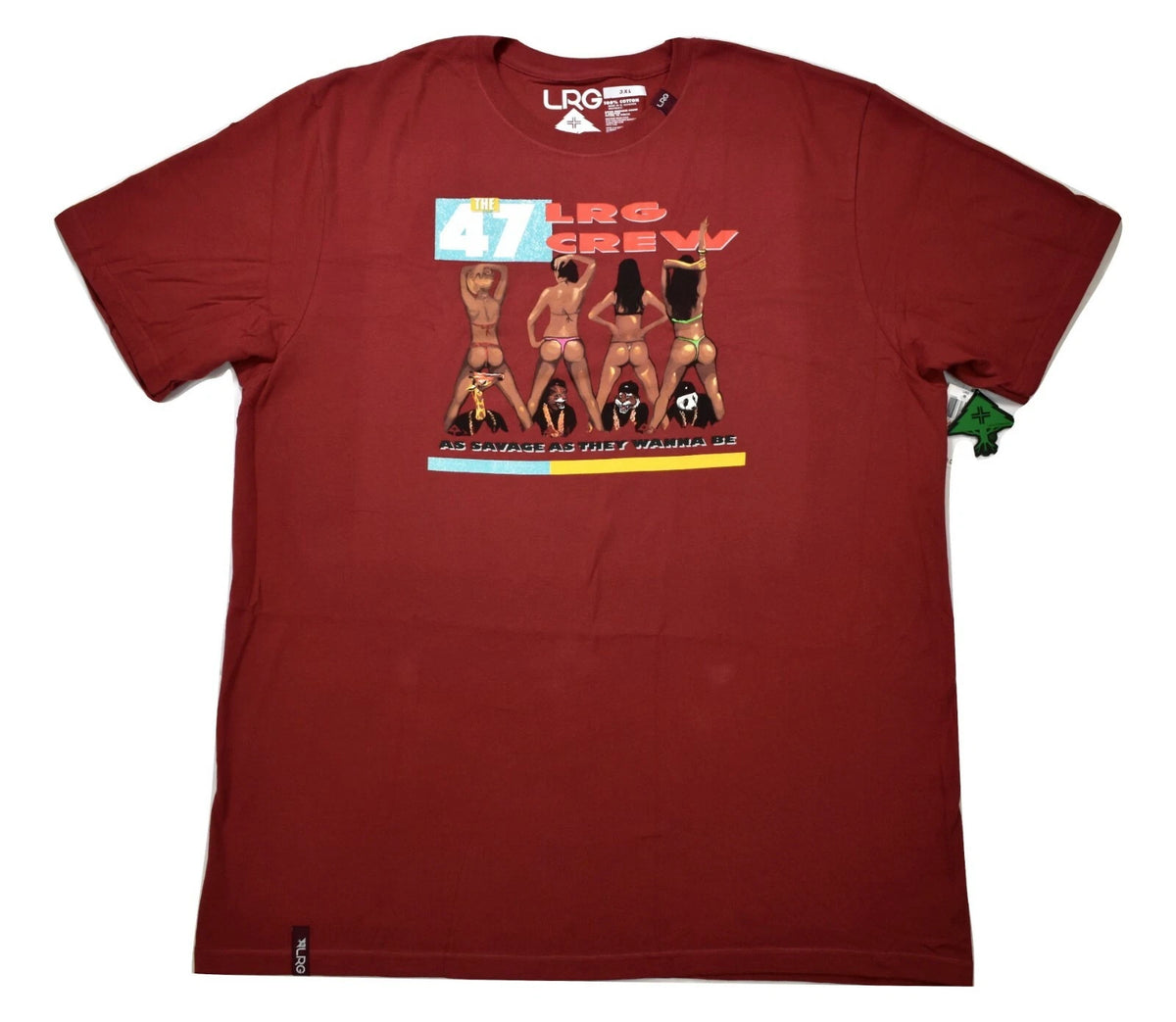 Lifted Research Group Mens The 47 2 Live LRG Crew Dance Savage Shirt NWT S, M, L