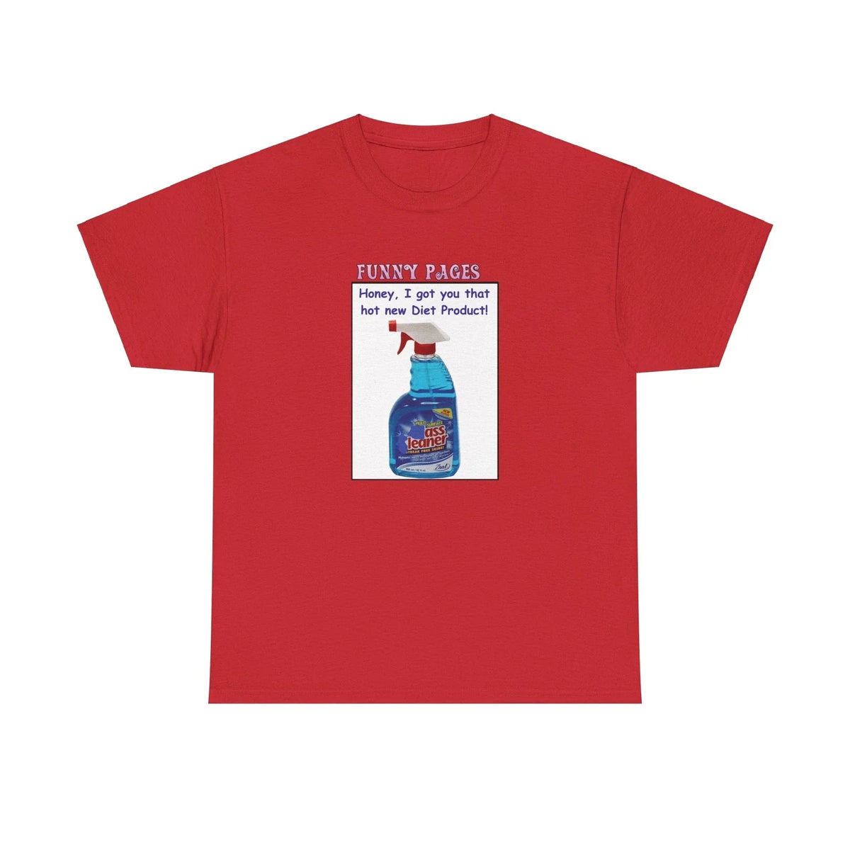 Funny Novelty Printed T-Shirt. Diet Joke. Cotton. Unisex.