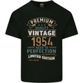 Premium Vintage 72nd Birthday 1954 Mens Cotton T-Shirt Tee Top