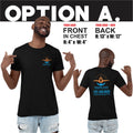 24 Custom Screen Printed Preshrunk Cotton T-Shirts 2 Same Colors Front/Back