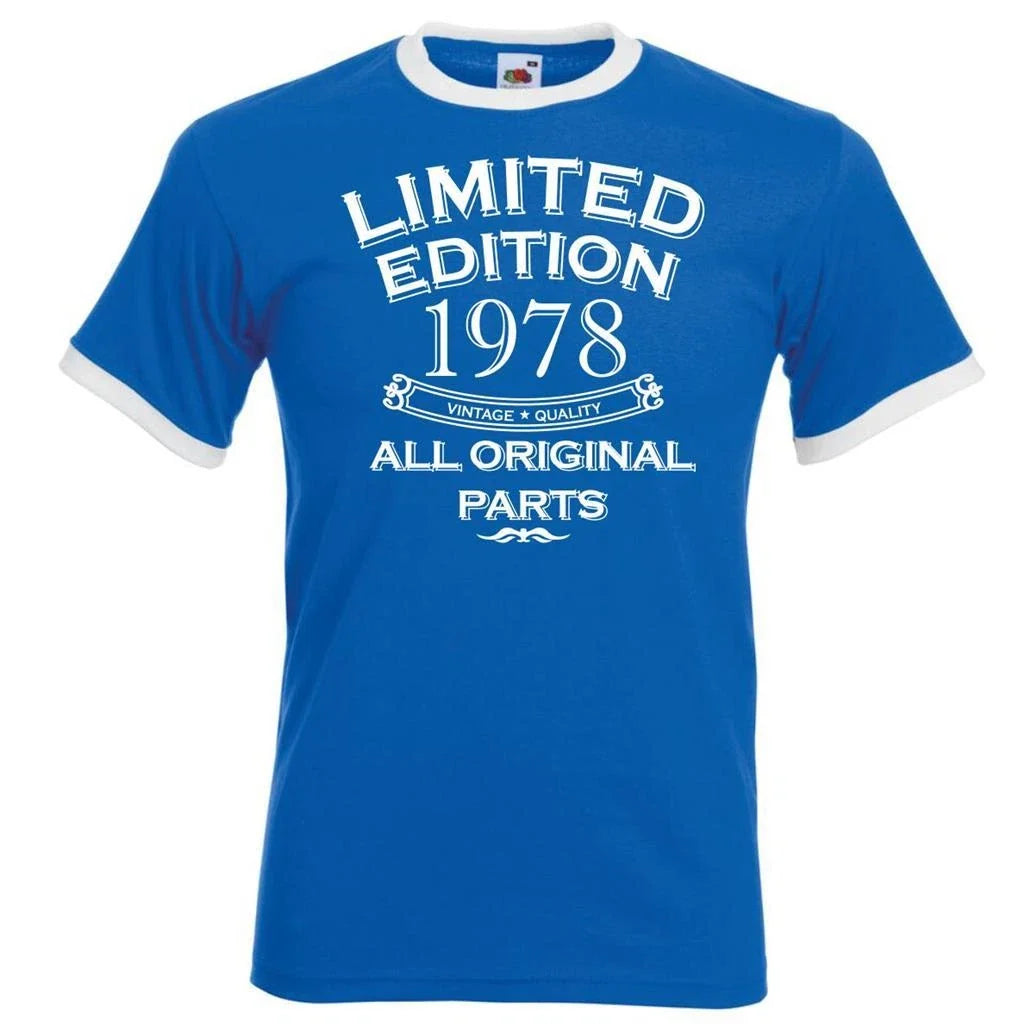 Personalised Mens Funny Ringer Birthday TShirt Limited All Original Gift Present