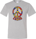Buy Cool Shirts Funky Peace Sign Tall T-shirt