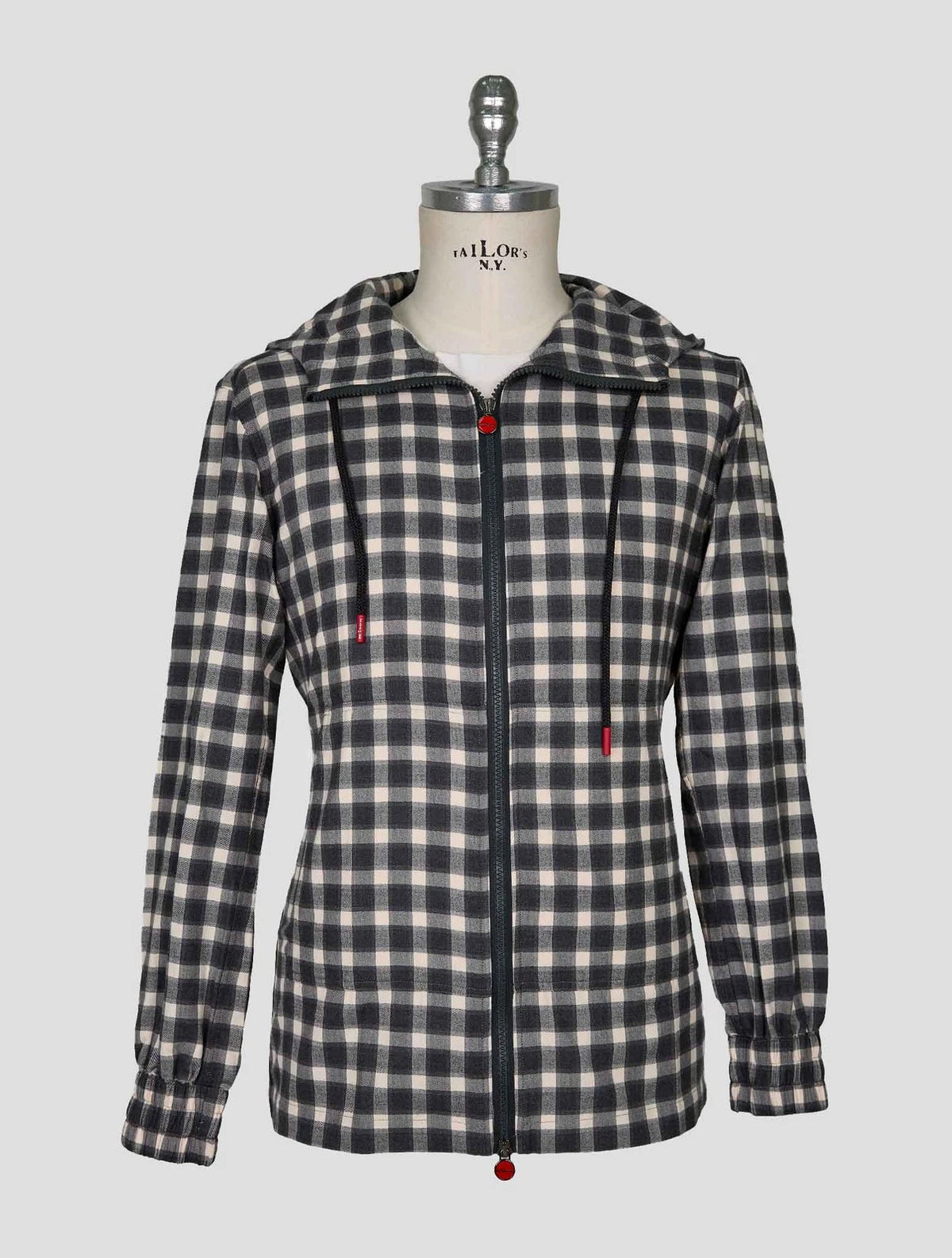 NEW KITON WHITE GRAY COTTON SHIRT UMBI EU 48 - US 38 - S KME68