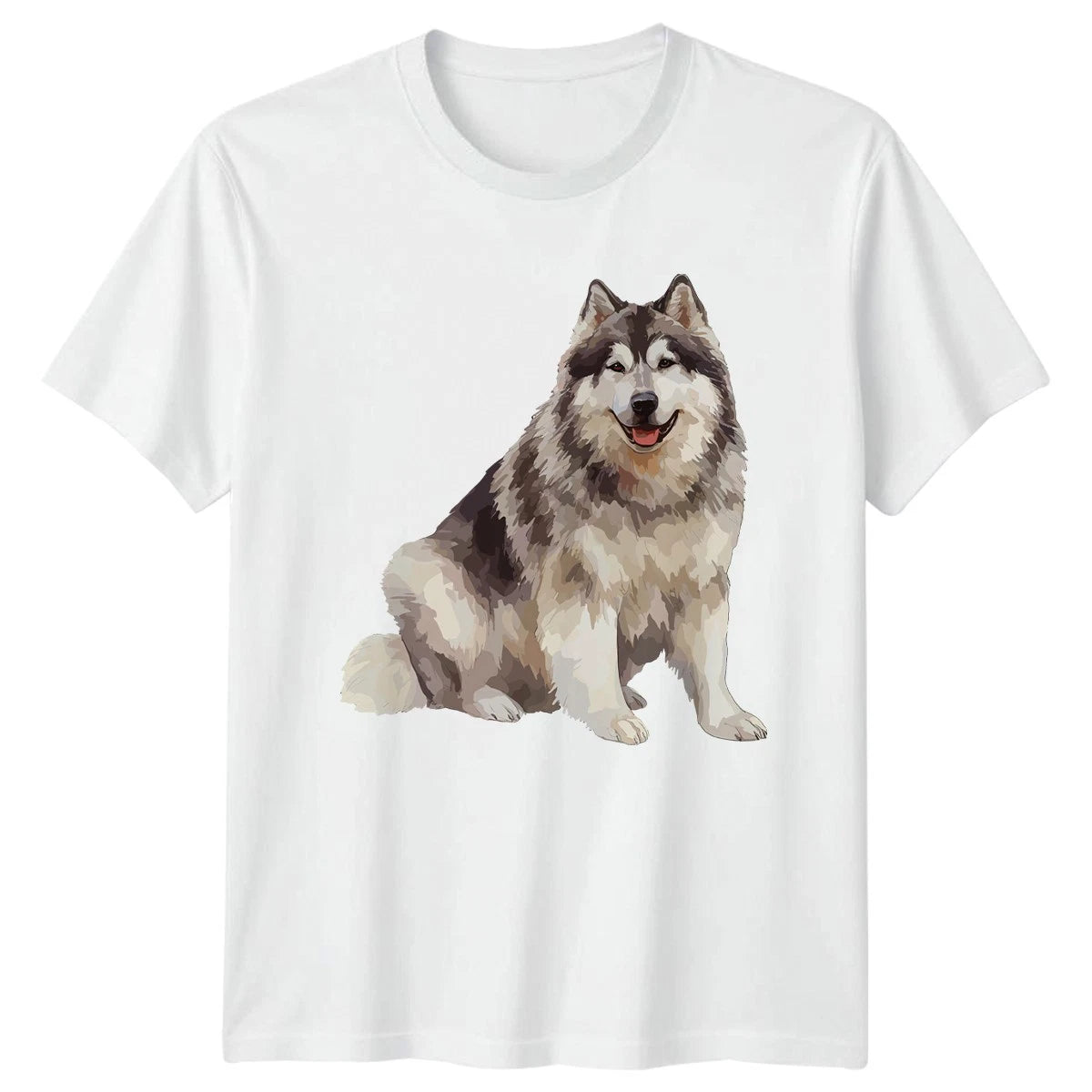 Alaskan Malamute T-Shirt Dog Lover Gift For Him And Her
