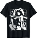 Creepy Horror Bunny Anime Manga Alt Kawaii Harajuku T-Shirt