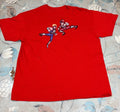 Red Graphic Tee Streets of Rage Pixel Art Double Dragon Style medium