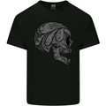 Mandala Skull Gothic Biker Motorbike Mens Light Cotton T-Shirt