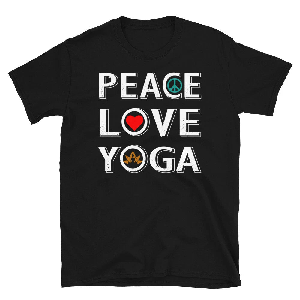 Peace & Love Sassy Sarcastic Yoga Joke