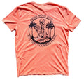 Caribbean Hobo Drink rum sniveling T-shirt key west island Florida pirate orange