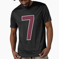 "Number 7 Bold Design - Collegiate Numbers, Varsity Style, Personalized Monogram Art" by artworkathome