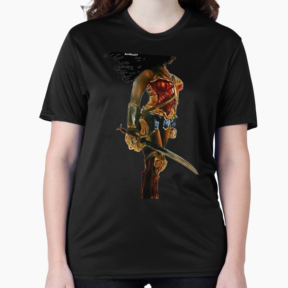 Amazon Warrior Outline by Artflo27