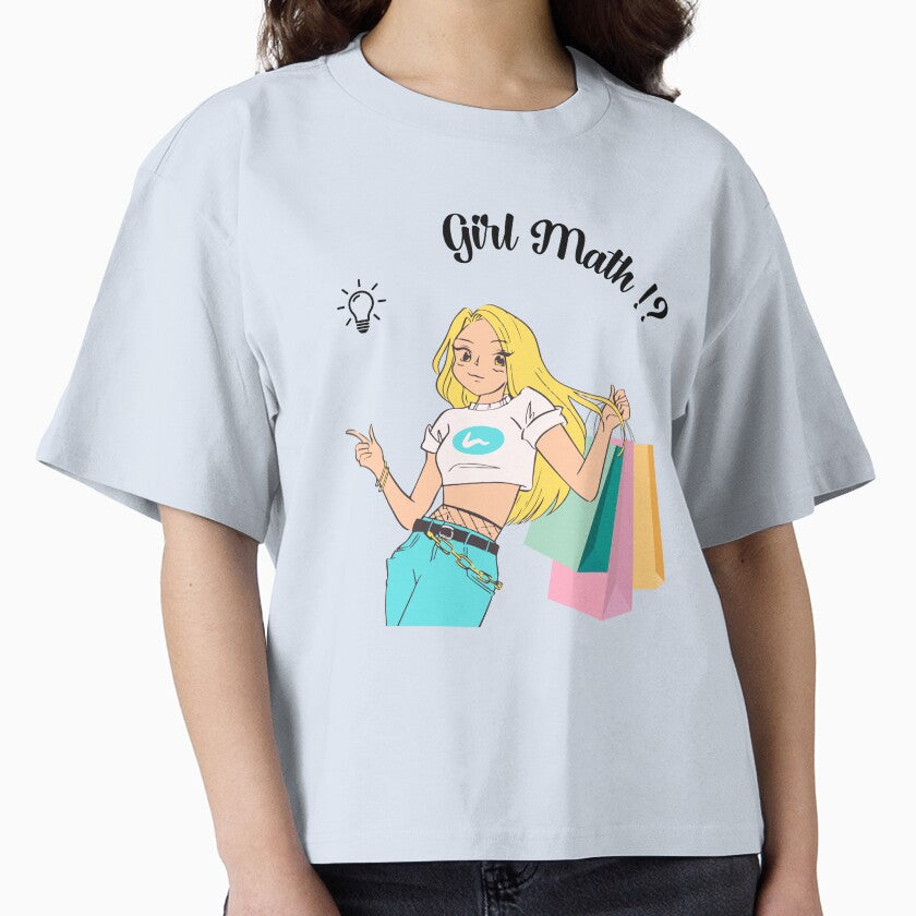 Girl Math Golden Hair Girl Shopping by netfires