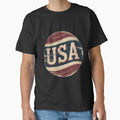 Retro USA Badge – Distressed Vintage Americana by OldGloryForge