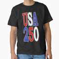 USA 250 Retro Patriotic Design by Dragonmotor Media