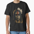 Warrior’s Gaze T-Shirt by Tribal Spirits Art T-Shirt Store