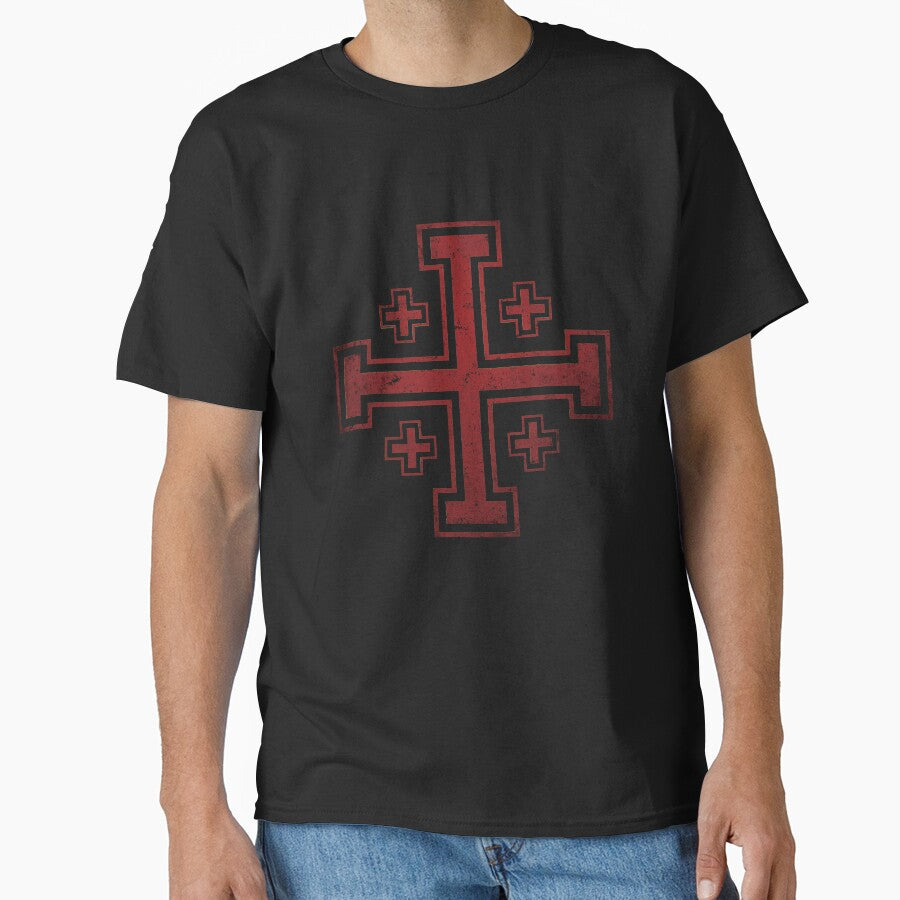 Jerusalem Cross medieval Knights Cross Crusader by Beltschazar