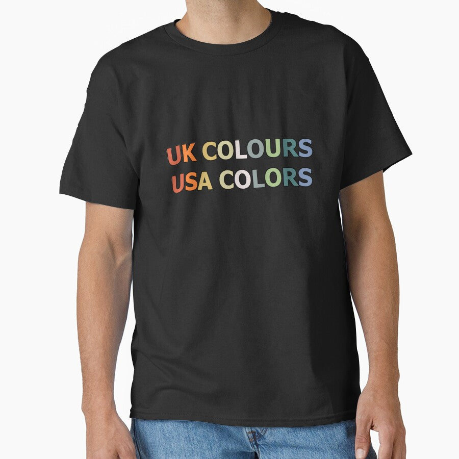 Spelling UK Colours USA Colors Vintage by Beachy
