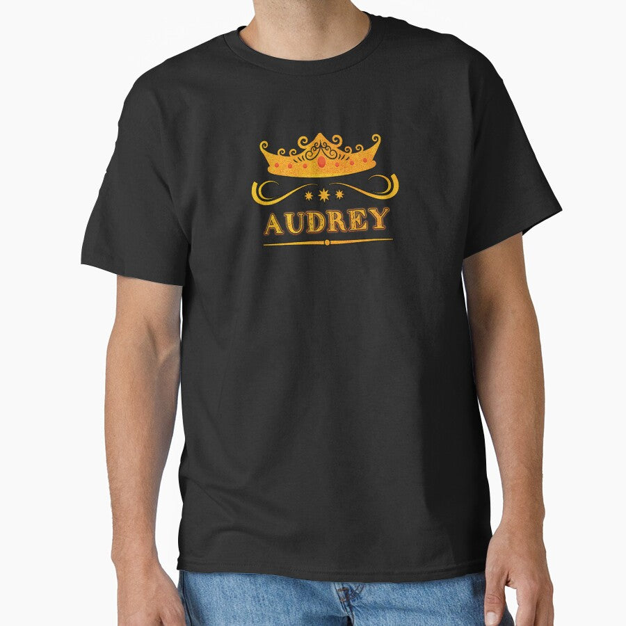 Audrey Personalized Name With Crown - Cool & Custom Gift for Girls, Teens by Oussinc