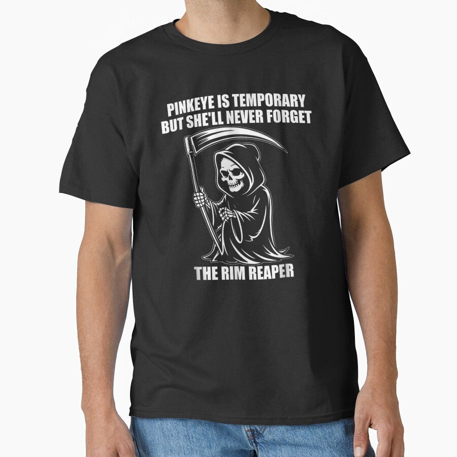 Post-Ironic Rim Reaper Pinkeye Is Temporary Grim Reaper Dark Humour Meme Art by TiaraHans