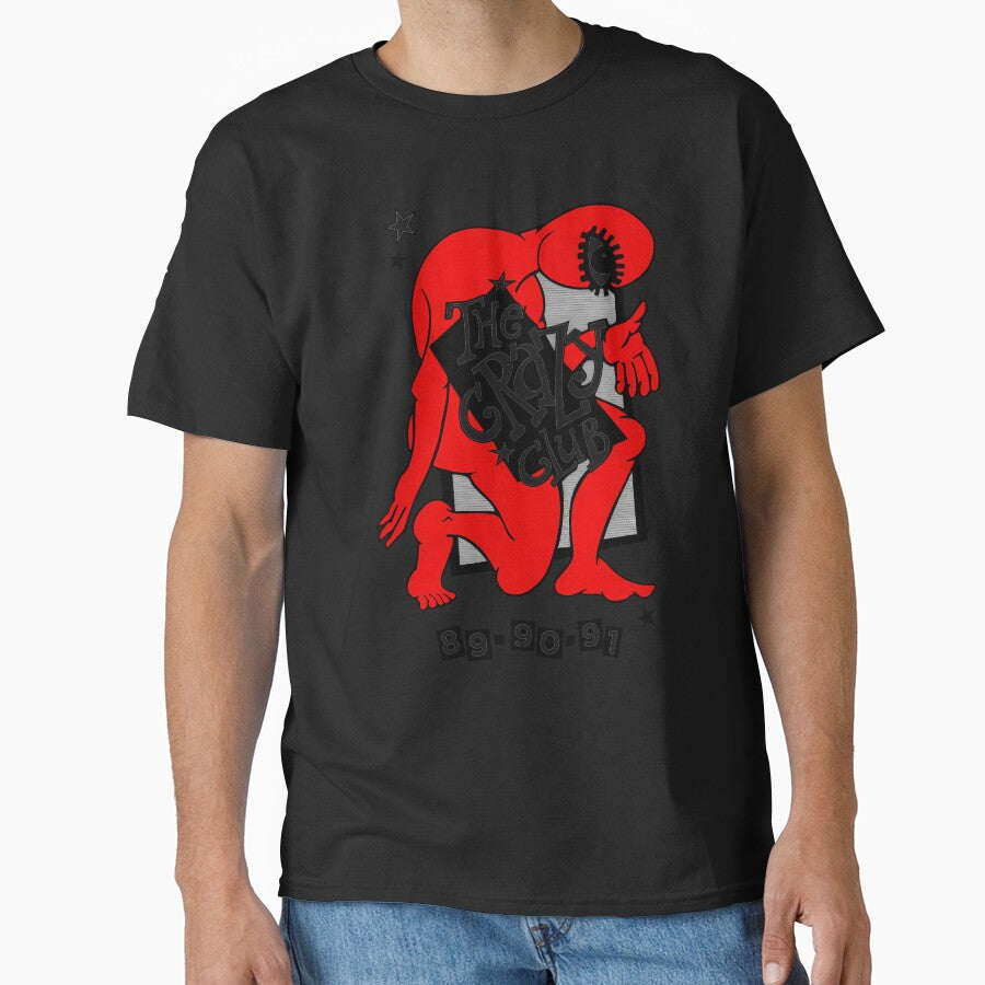 Curved Stylized Red Figure Holding a Dark Text Box and Bowing by OrigamiOkami
