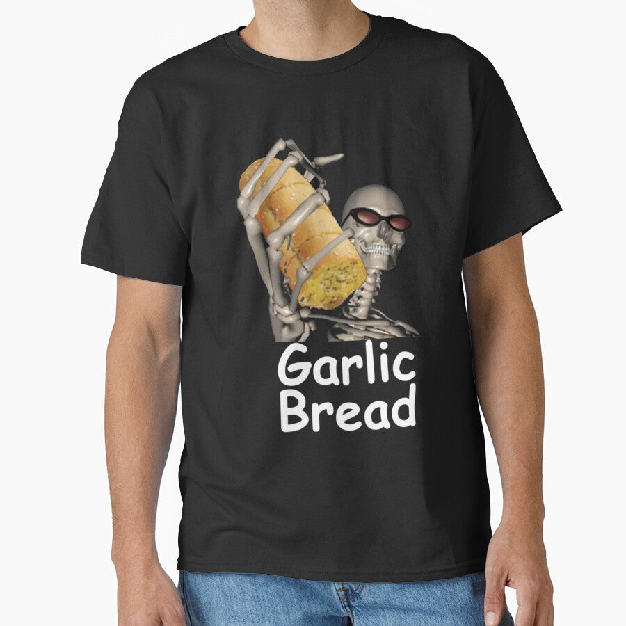 Garlic Bread T-Shirtmr skeleton T-Shirt_ by ScarletGemma