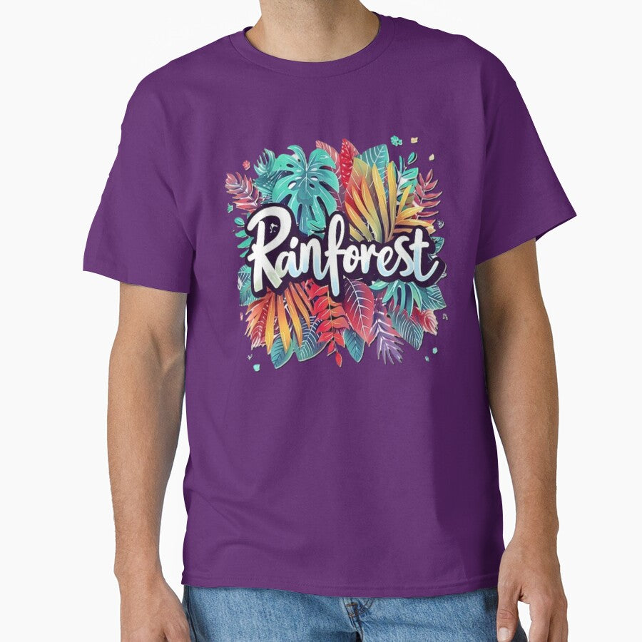 rainforest botanical 2 br colorful botanical typographic design by SmashingDeals