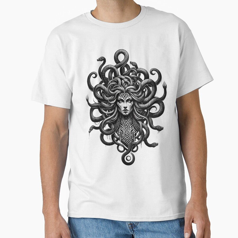 Valhalla Medusa Tattoo Design by AdisKucius
