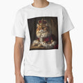 Emperor cat with royal crown - Majestic art by davidromapixel