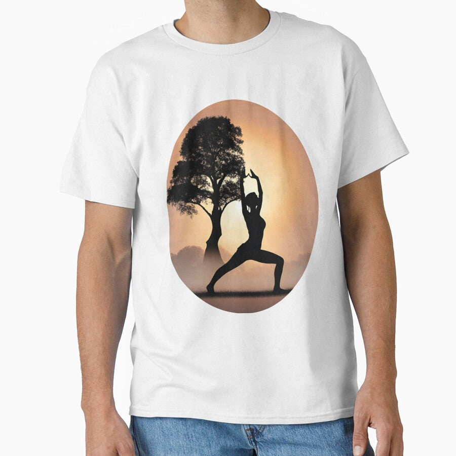 Yoga the tree by Toms Tee